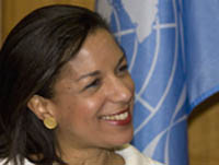 US Ambassador Susan Rice